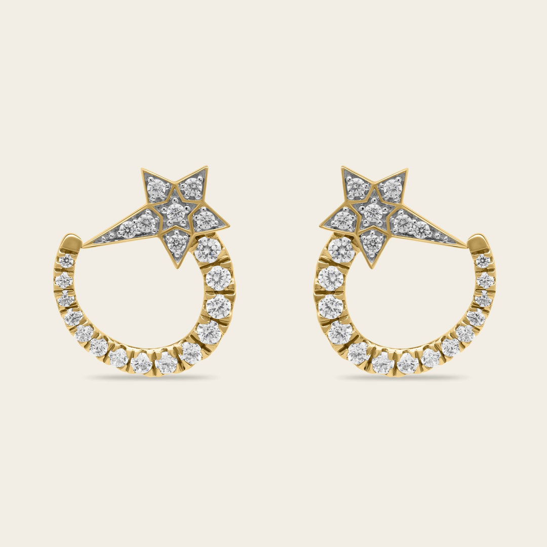 Astra blaze gold earring Dularee