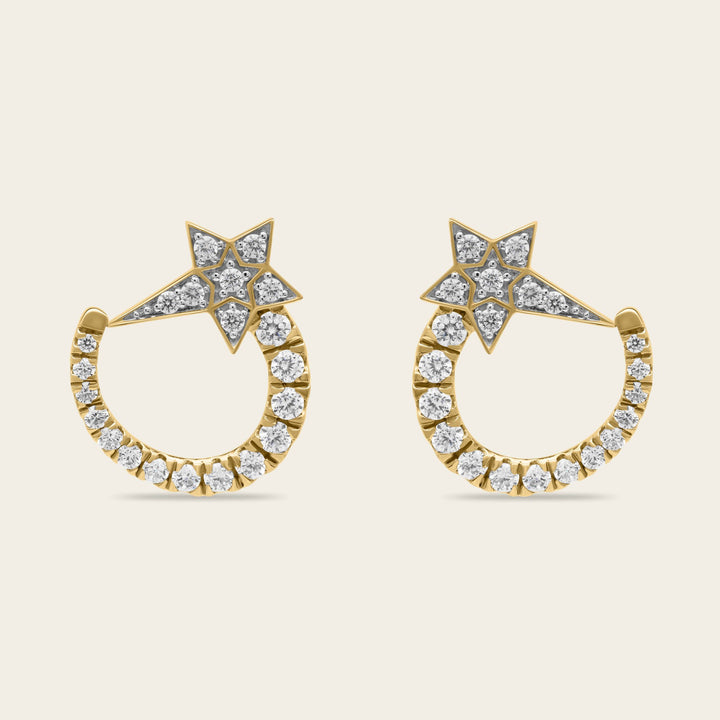 Astra blaze gold earring Dularee