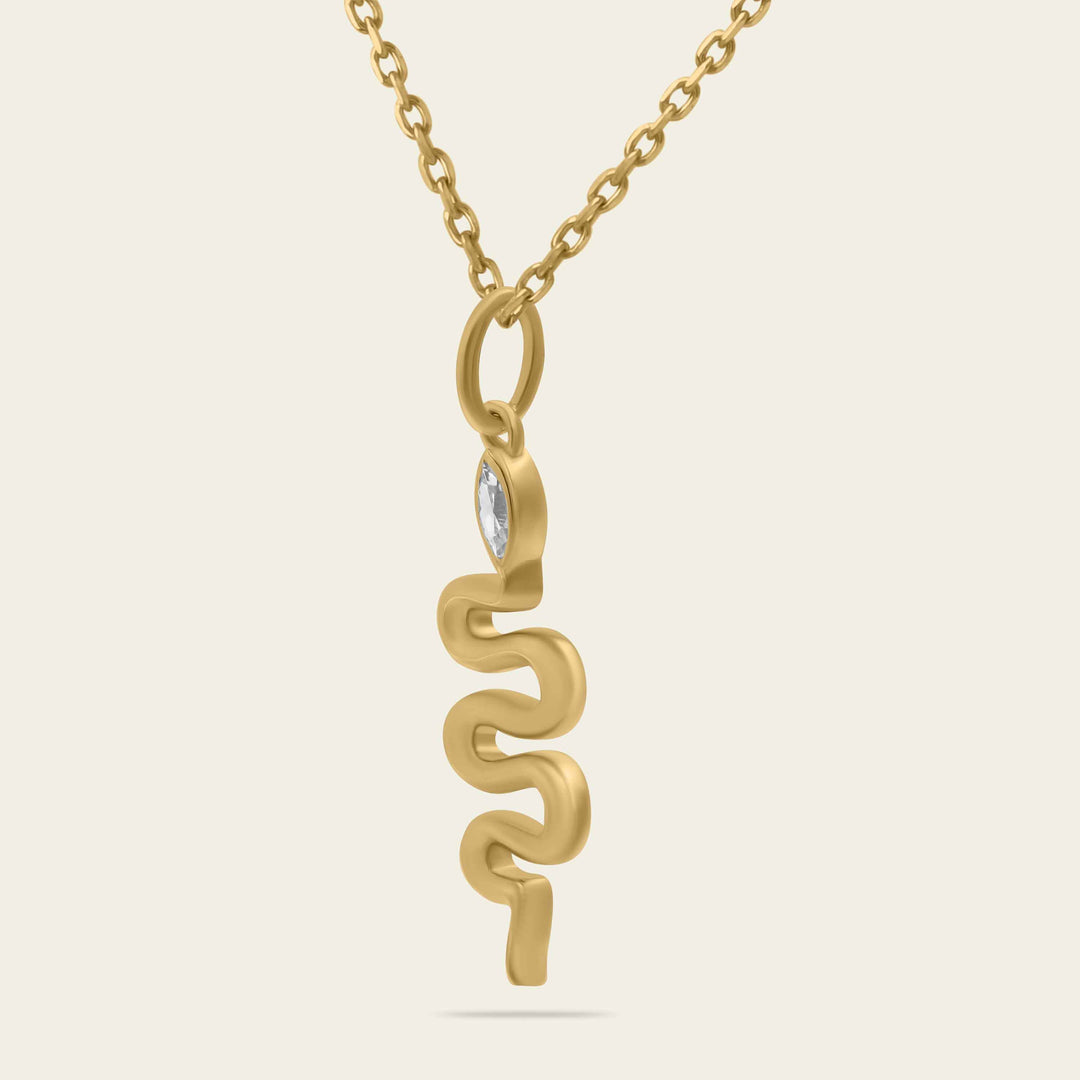 Pendentif Serpent Or Dularee