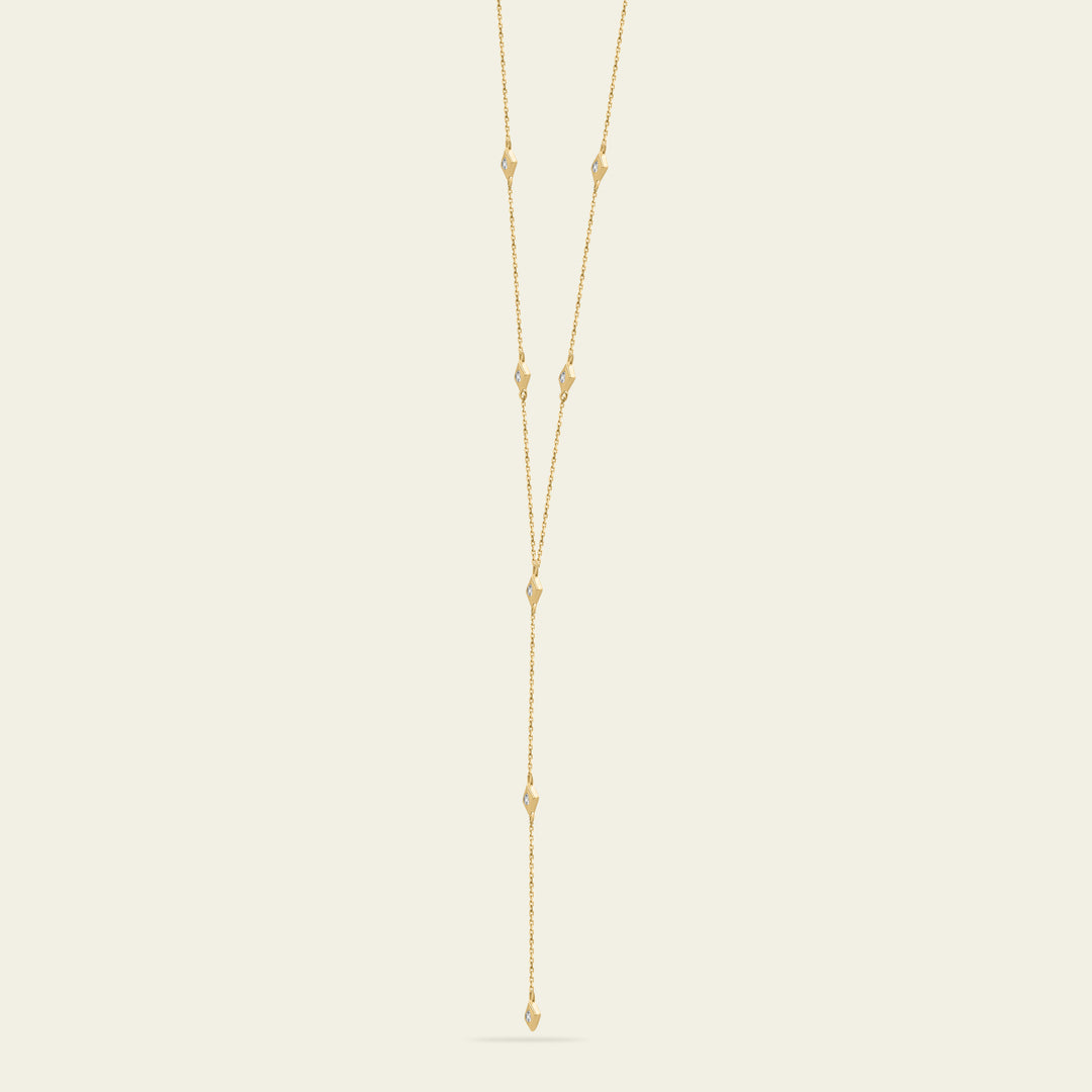 Collier Journey Lariat | Or et Diamants