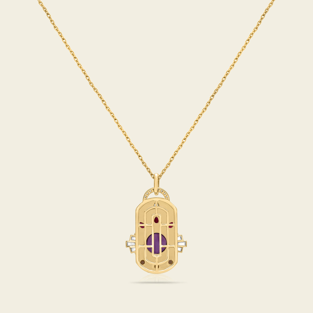 Intuitive Insight Pendant backview | Dularee