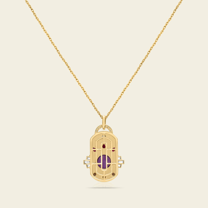 Intuitive Insight Pendant backview | Dularee