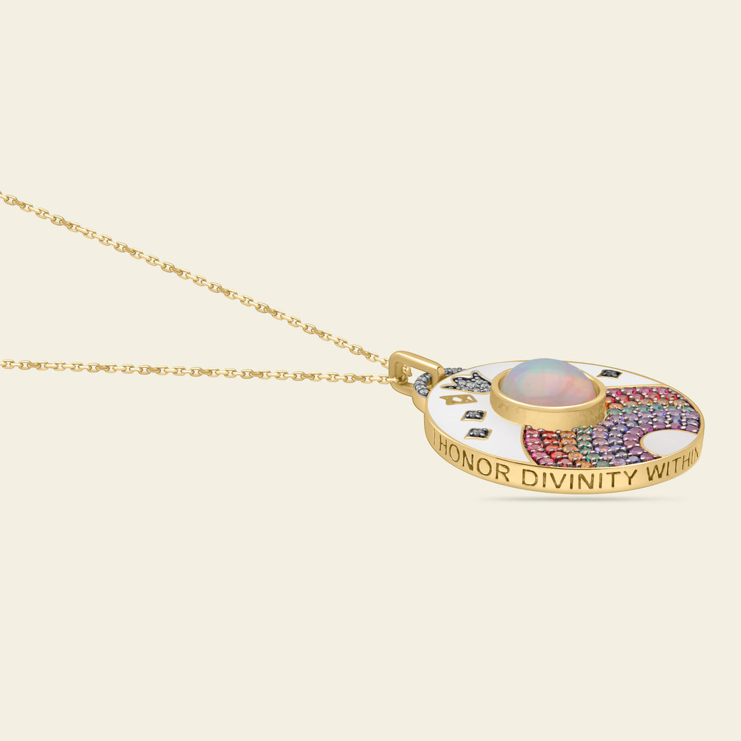 Pendentif Arc-en-ciel Or | Dularee