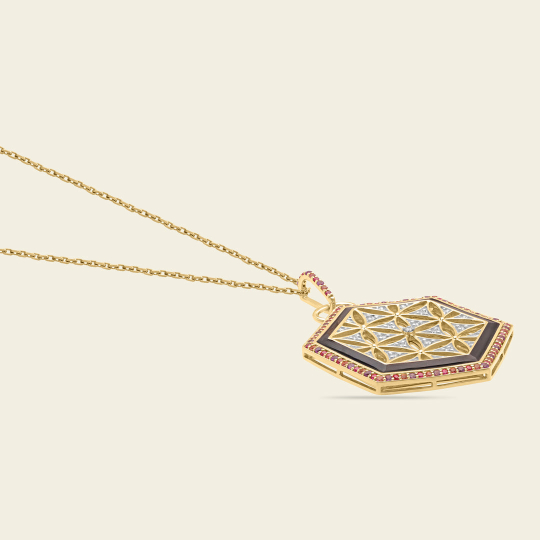 Pendentif Infinite Hexagon Dularee