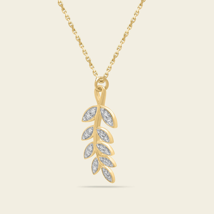 Pendentif Feuille | Joaillerie Dularee