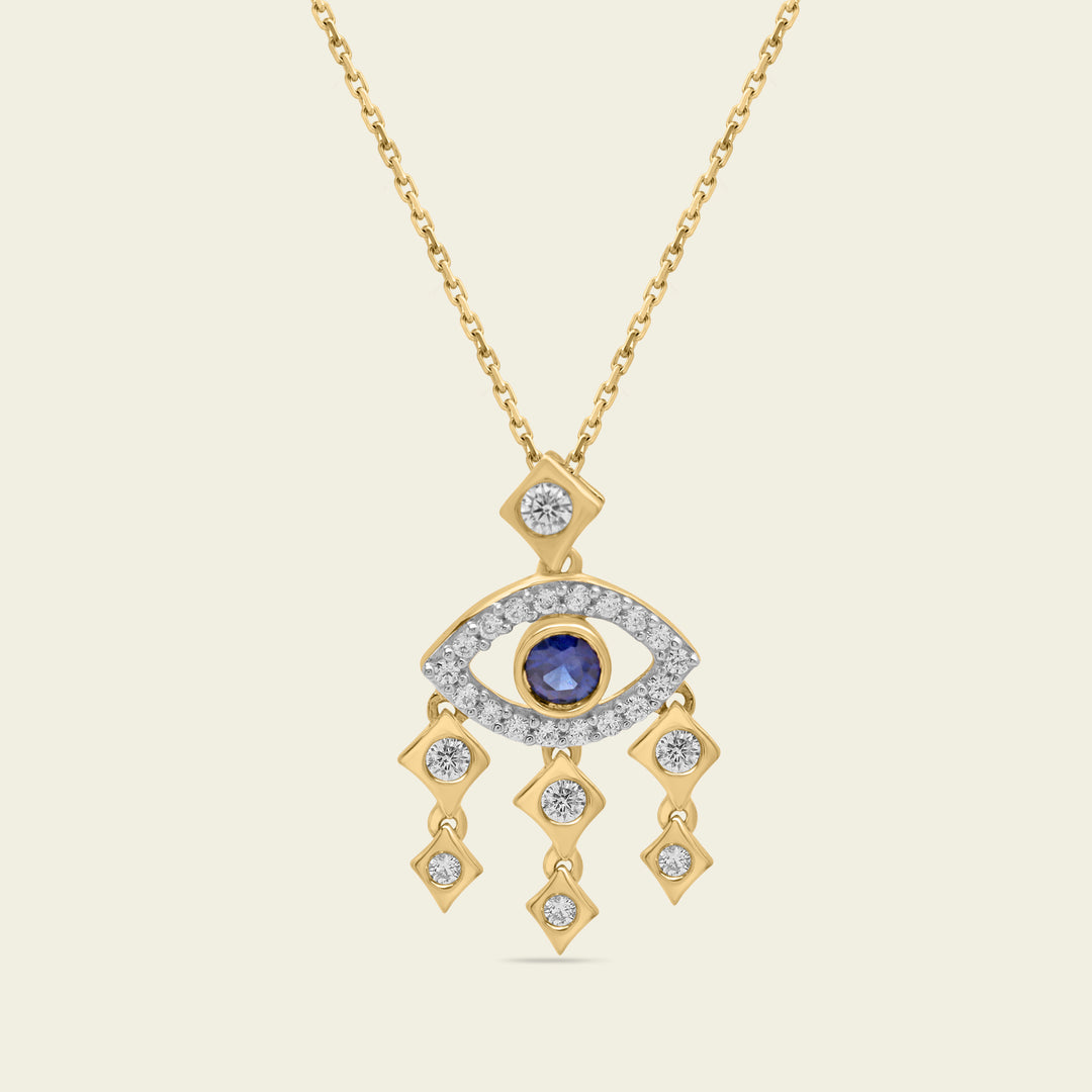 Pendentif Tiny Evil Eye | Dularee Bijoux