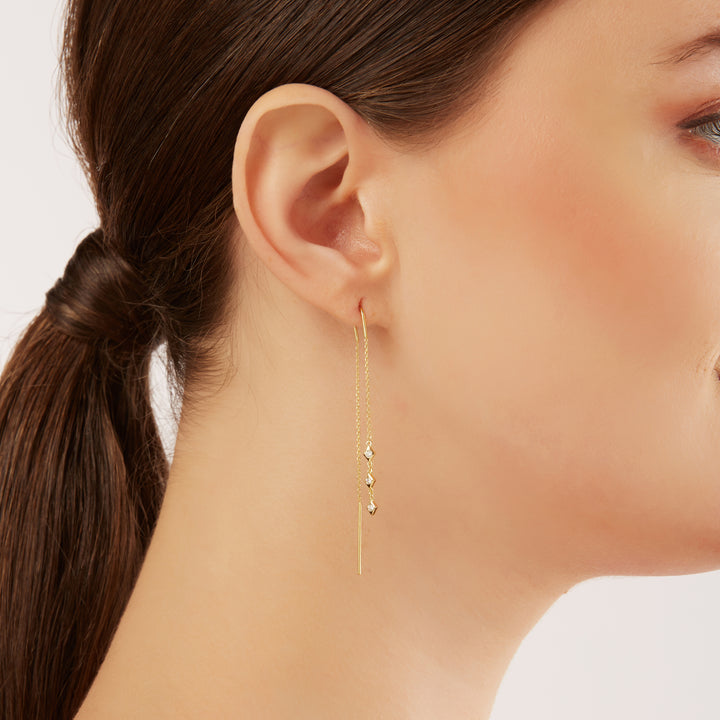 Boucles d'oreilles Trio Seed Threader Dularee